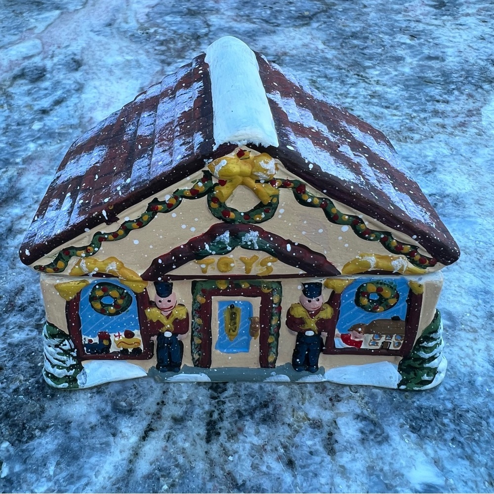 WINTER DECOR VOTIVE HOLDER